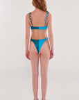 Blue Emerald Bikini Top