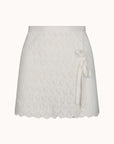 Kaia Ivory Knitted Skirt