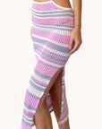 Lia Multicolor Knitted Skirt