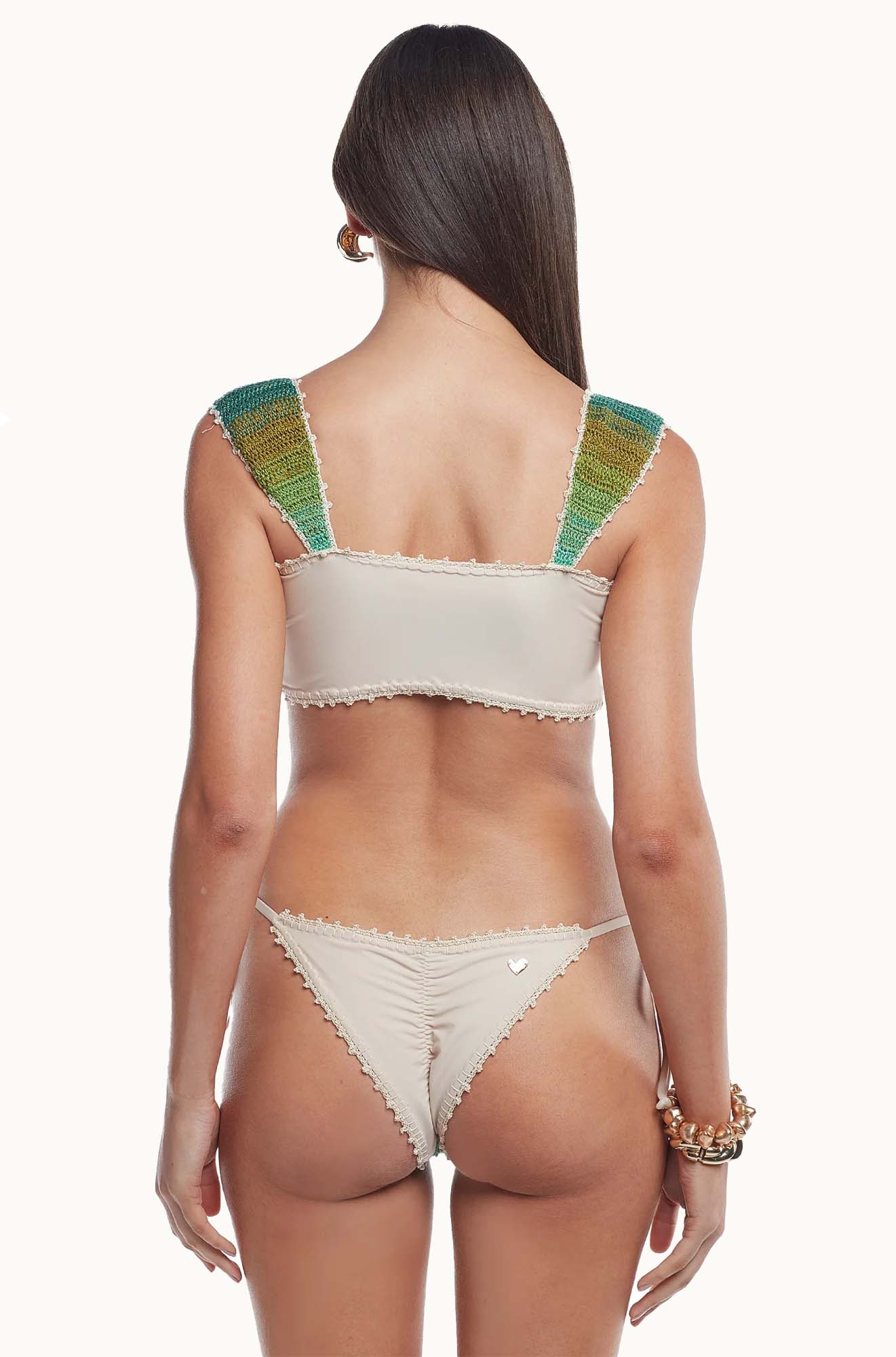 Lucy Green Bikini Top