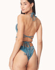 Lulu Teal Bikini Bottom