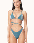 Lulu Teal Bikini Bottom