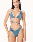 Lulu Teal Bikini Bottom