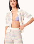 Maya Stripe Cover-Up Cardigan