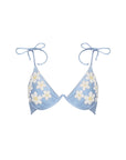 Miri Light Blue Bikini Top