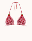 Missy Strawberry Bikini Top