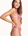 Arabella Metallic Pink Bikini Bottom