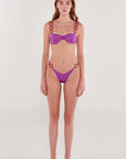Purple Espresso Bikini Top