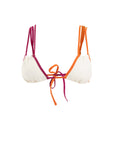 Saudade Swim White Dove Bikini Top