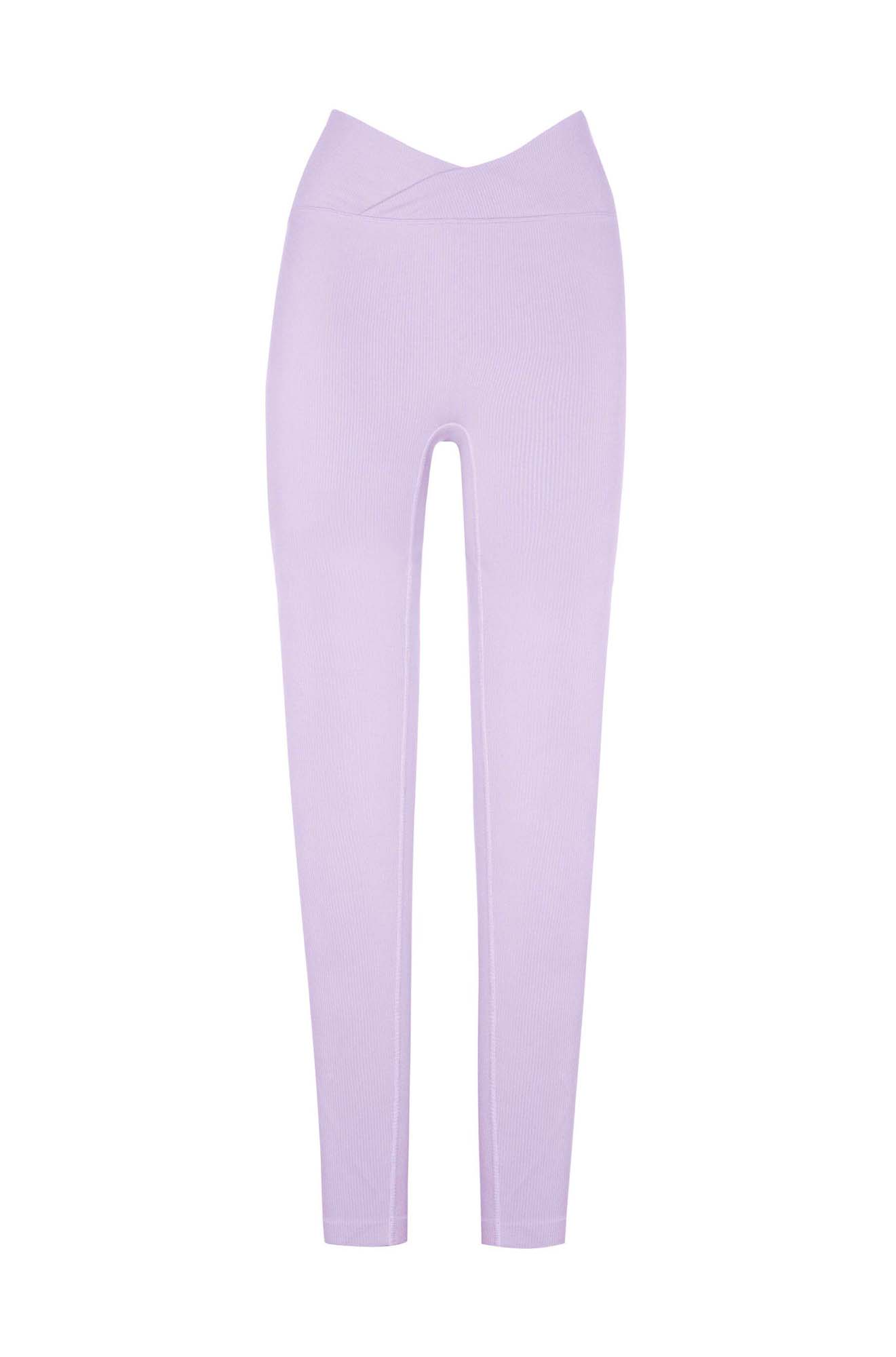 Health is Wealth Legging Lavender Fog