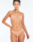 Anahi Stripes Bikini Top