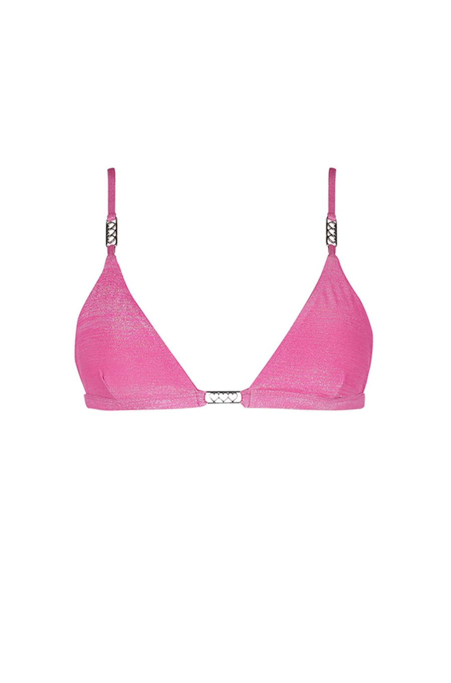 Dalia Pink Shine Bikini Top