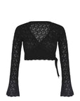 Kaia Black Knitted Top