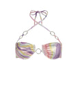 Kenya Tie Dye Metallic Bikini Top