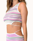 Lia Multicolor Knitted Top