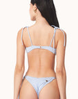 Miri Light Blue Bikini Top