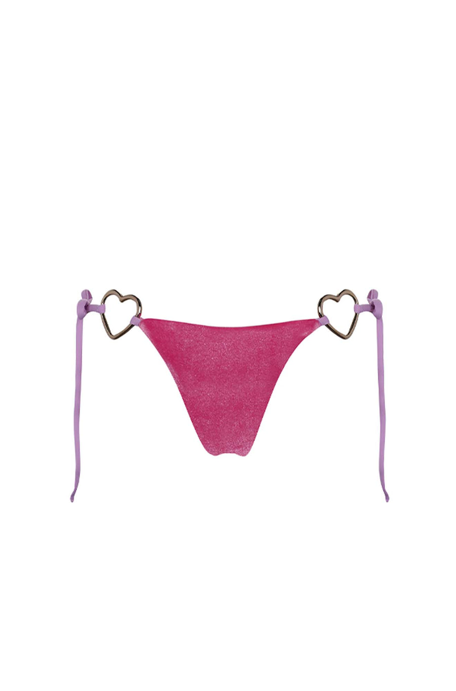 Monica Fuchsia Velvet Bikini Bottom