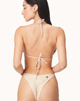 Trinidad Ivory Gold Bikini Top