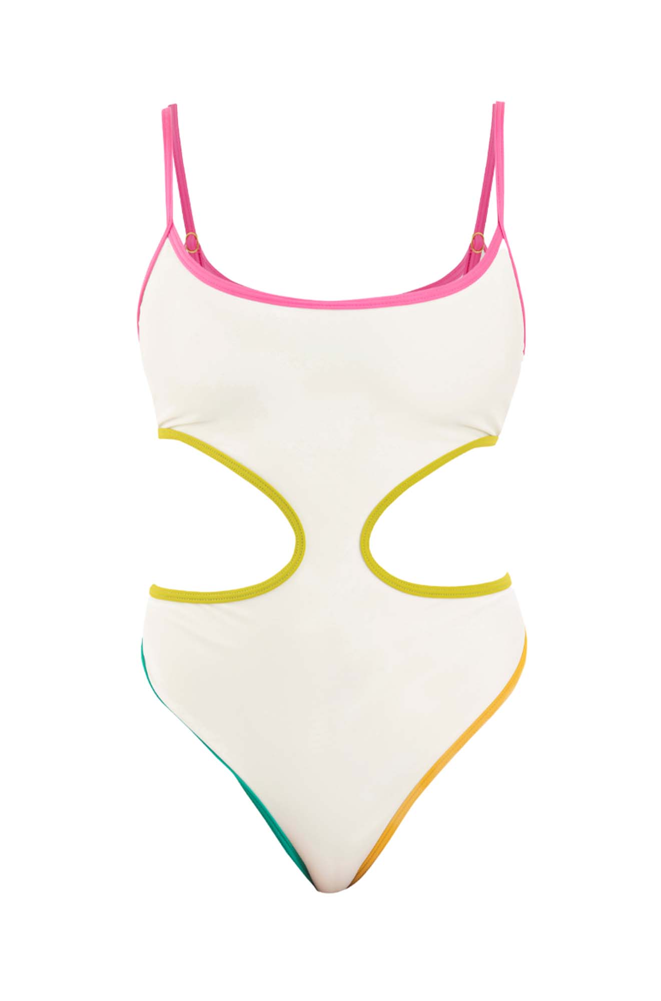The White Cutout One Piece