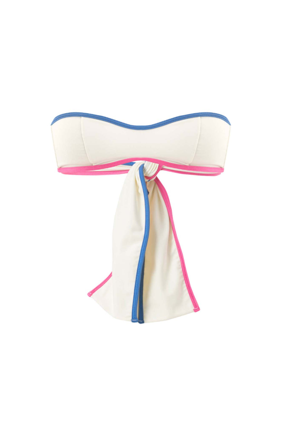 Saudade Swim Silky White Bikini Top