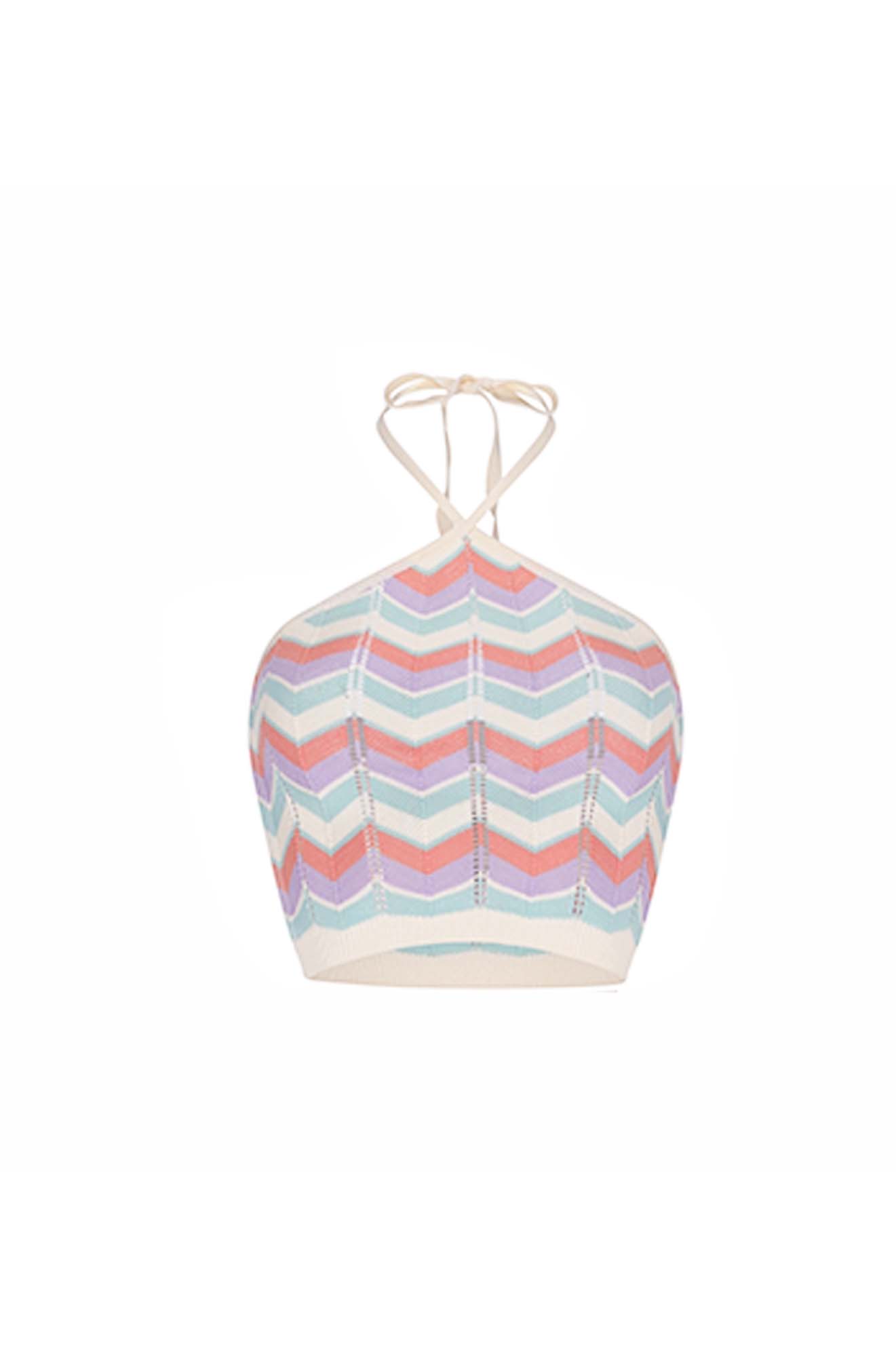 Thalia Multicolor Knitted Top