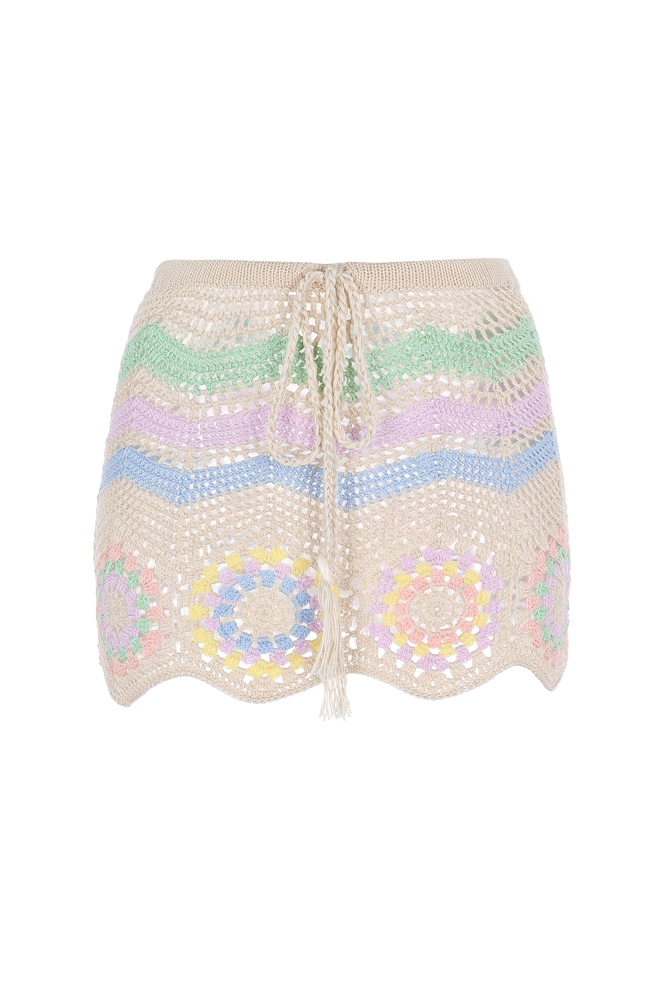 Vivi Crochet Skirt Multicolor
